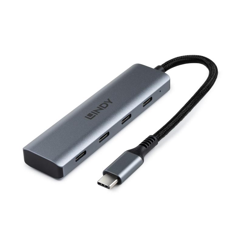 Hub Lindy USB 3.2 4 Port, latime de banda suportata: