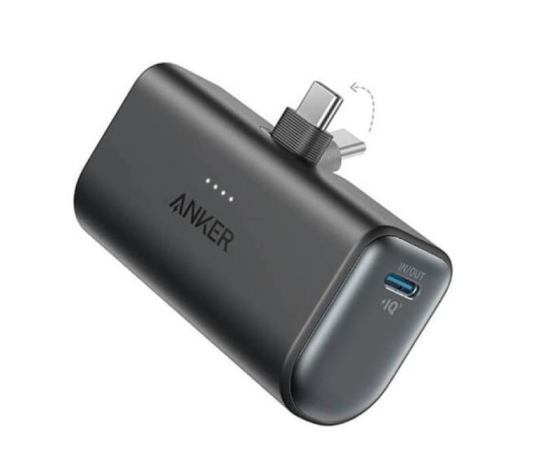 Anker Acumulator extern Nano 5000 mAh 22.5W conector USB-C negru