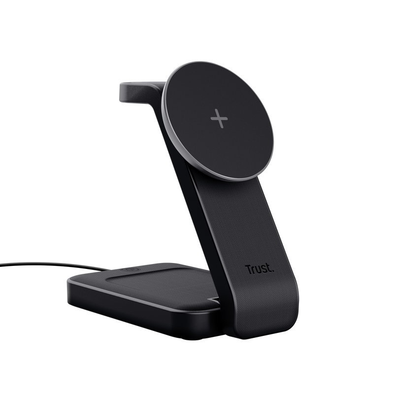 Stand de incarcare 3-in-1 Trust Viro, putere intrare 20W, interfata