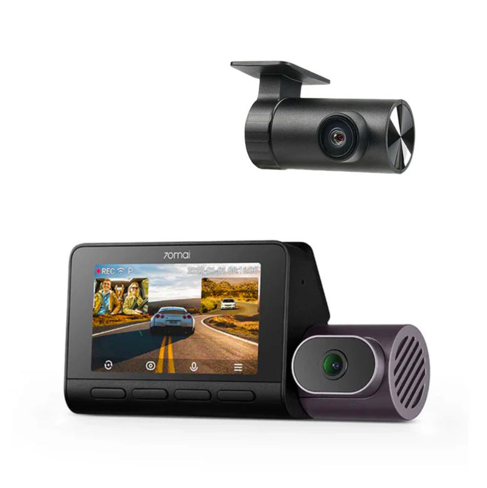 Set PREMIUM 2 camere 70mai Dash Cam 4K T800 cu